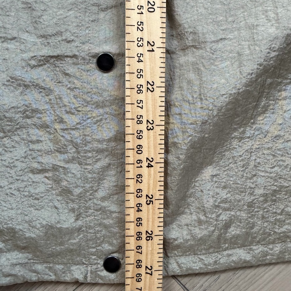 Athleta lunar Sheen shirt, button-down women’s small, brown stone, beige colored - Picture 4 of 6